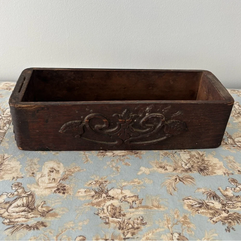 Vintage Wood Drawer Box Set Handcrafted Antique Primitive Farmhouse Cottage Core